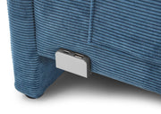 Jugendbett Cool mit Bettkasten und USB-Anschluss, Polsterbett in Blau – Ansicht 11