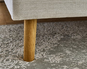 Polsterbett Paulo mit Bettkasten und gestepptem Kopfteil in Beige – Ansicht 21