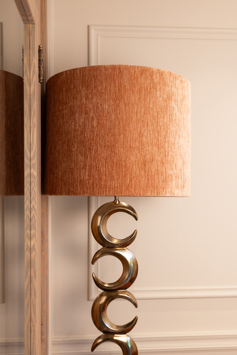 Lampenschirm rund aus Stoff, Ø 40 oder 50 cm, in Mokka, Beige oder Creme – Richmond