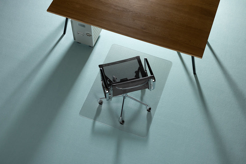 Bodenschutzmatte Ecogrip® Solid – Bürostuhlunterlage aus Polycarbonat für Teppich- und Hartböden