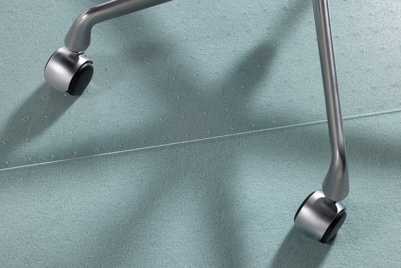 Bodenschutzmatte Ecogrip® Solid – Bürostuhlunterlage aus Polycarbonat für Teppich- und Hartböden