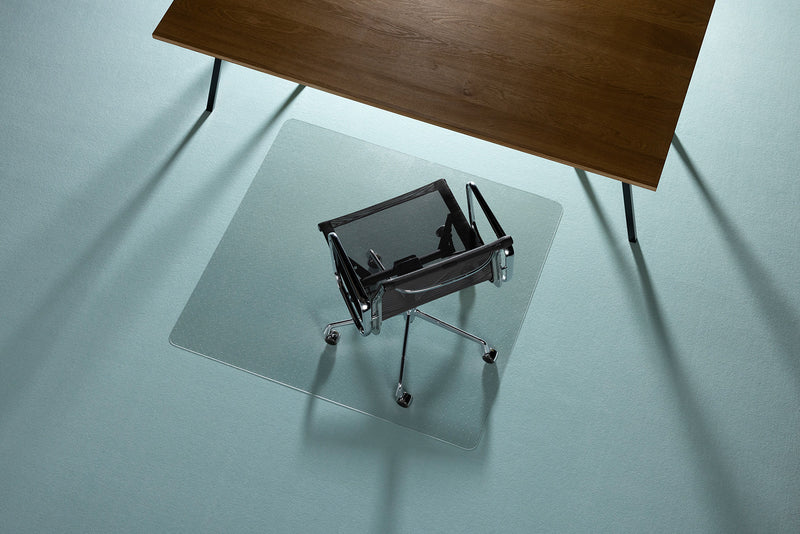 Bodenschutzmatte Ecogrip® Solid – Bürostuhlunterlage aus Polycarbonat für Teppich- und Hartböden