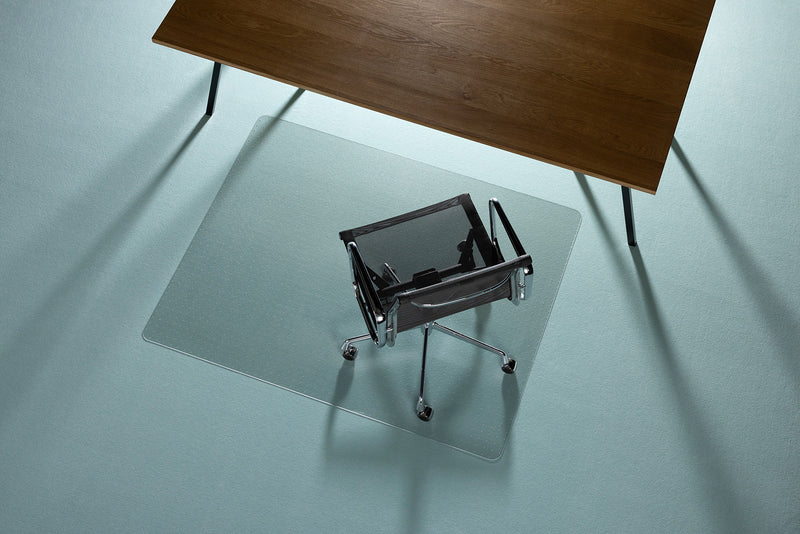 Bodenschutzmatte Ecogrip® Solid – Bürostuhlunterlage aus Polycarbonat für Teppich- und Hartböden