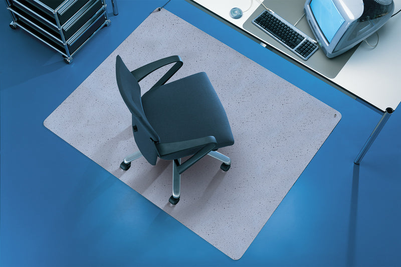 Bodenschutzmatte Yoga Flat ESD – ableitfähige Bürostuhlunterlage aus Kautschuk
