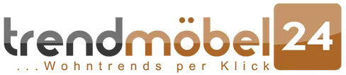 Trendmöbel24 Logo mit Slogan Wohntrends per Klick