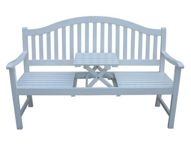 Gartenbank Mit Integriertem Tisch